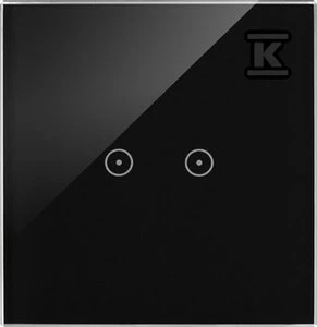 Kontakt-Simon Simon Touch rėmeliai Jutiklinis skydelis S54 Touch, 1 modulis, 2 horizontalūs jutikliniai laukai DSTR12/73