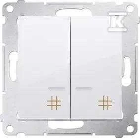 Kontakt Simon DW7/2L.01/11 JUNGTIS SIMON54 BALTA