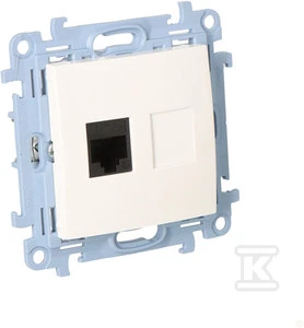 Kontakt Simon Pasiteirauti - Simono Lizdo kompiuteris RJ45 kategorija 5e balta (C51.01/11)