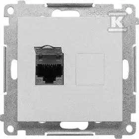 Kontakt Simon GN.1-KR.KOM.RJ45 K.6 P. ALU.MAT SIMON55