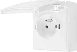 Kontakt Simon GN.1-KR.Z/U IP44 Baltas AQUACLICK