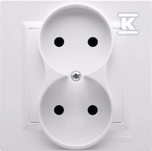 Kontakt Simon GN.2-KR.B/U MONOBLOK balta SIMON10