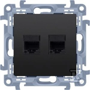 Kontakt Simon GN.2-KR.COMP.RJ45 CAT5E Juodas SIMON10