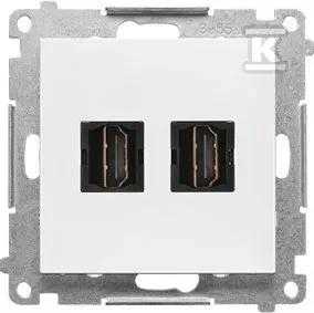 Kontakt Simon GN.2-KR.HDMI MATINĖ BALTA SIMON55