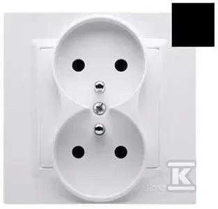 Kontakt Simon GN.2-KR.Z/U MONOBLOK JUODA SIMON10