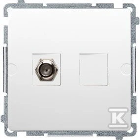 „Kontakt-Simon“ viengubas antenos lizdas TIPO F (BMAF1.01/11)