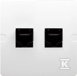 Kontakt Simon GN.COMP/TELEF.RJ45+RJ11 Baltas BMF5T.0