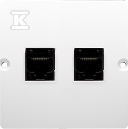 Kontakt Simon GN.COMP.RJ45 DOUBLE 5CAT. Baltas BMF52.02/1