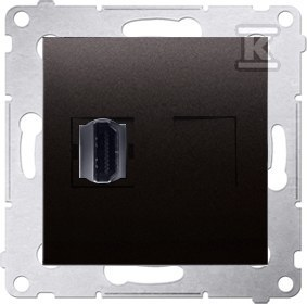 Kontakt-Simon Lizdas HDMI Simon 54 antracito (DGHDMI.01/48)