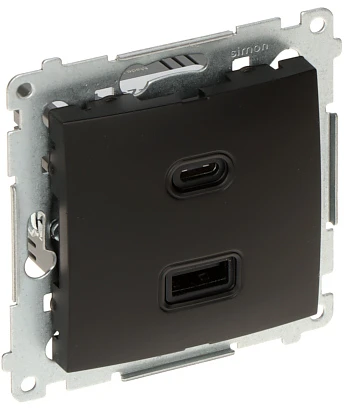 Kontakt Simon MAITINIMO LIZDAS DEC2CA.01/49-SIMON54 Premium USB 5 V DC / 3.1 A