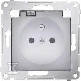 Kontakt Simon GN.IP44 B/USSZ.TRANSP. Baltas SIMON54