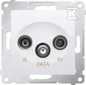 Kontakt-Simon R- TV- DATA baltas antenos lizdas (DAD.01 / 11)