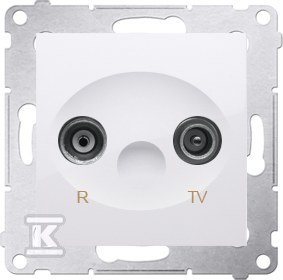 Kontakt-Simon R- TV antenos lizdai, kurie baigiasi 10 dB baltos eigos lizdai (DAZ.01 / 11)