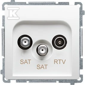 Kontakt Simon GN.SAT/SAT/RTV balta BMZAR+SAT3.1-P2/11