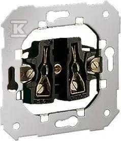 Kontakt-Simon Vienvietis lizdas Simon 82 be įžeminimo, 16A mechanizmas (75431-39)