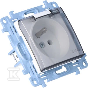 Kontakt Simon GN.Z/U IP44 Z/U.ATVARTAS.TRANSMITAS.BALTA SIMON10
