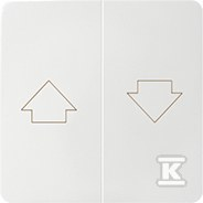 Kontakt-Simon 82 Dvivietis mygtukas, baltas (82028- 30)