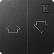 „Kontakt-Simon Simon 82“ Vienas raktas, skirtas akliesiems jungikliui, grafitui (82028-38)
