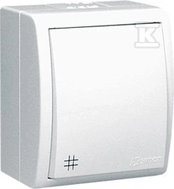 Kontakt Simon KRYŽIAUS JUNGTIS IP54 AQUARIUS Baltas