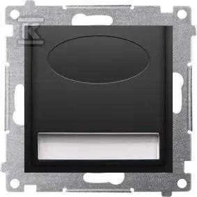 Kontakt-Simon Simon 54 LED šviestuvas 14V DC 0,56 W neutrali balta 4000 K mat juoda!Reikalingas 14V maitinimo šaltinis DOS14B.01/49