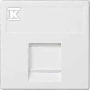 Kontakt Simon PLOKŠTELĖ K45 1XRJ UNIW. DANGTELIS BALTA