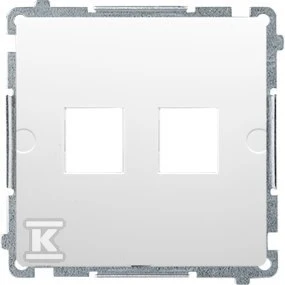 Kontakt Simon POKRYWA GN.2XRJ45 BIAŁ.BMPT/11 PODTYNK.