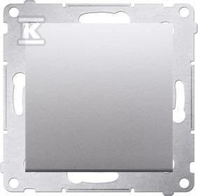 Kontakt-Simon Single sidabrinis matinis mygtukas - DP1.01/43