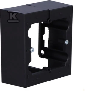 Kontakt-Simon Simon 54 Premium Puszka natynkowa poj. składana do ramek Simon 54 Premium gł. 40mm (1 vnt. DSC/= 2 elementy) juoda mat (DSC/49)