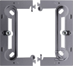 Kontakt-Simon Simon Basic Noos 40 mm vienadozė pleistro dėžutė (1 vnt = 2 vnt) sidabro PSCS / 43 mat