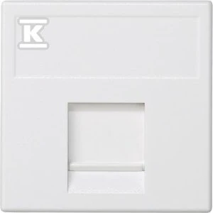 Kontakt Simon PLOKŠTELĖ K45 1XRJ UNIW. DANGTELIS BALTA