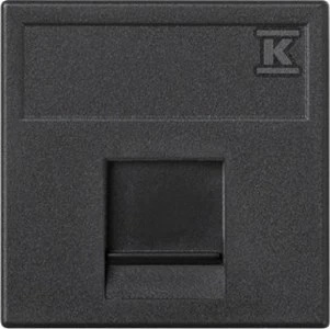 Kontakt-Simon K45 PCB elektroninis viengubas RJ butas su pilku grafito diafragma - K76 / 14