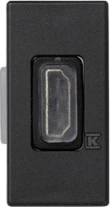 Kontakt Simon PŁYT.K45/2 HDMI-HDMI 22,5X45 JUODA