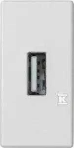 Kontakt Simon PŁYT.K45/2 USB 22,5X45 ŚRUB BIEL