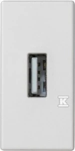 Kontakt Simon PŁYT.K45/2 USB 22,5X45 ŚRUB BIEL