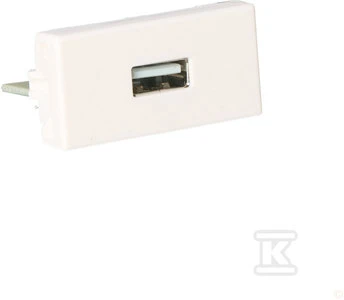 Kontakt Simon PŁYT.K45/2 USB 22,5X45 ŚRUB BIEL