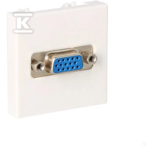 Kontakt Simon PŁYT.K45 VGA ŚRUB.BIEL