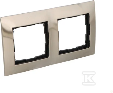 Kontakt Simon RAM.2-KR.METAL.INOX IP20/44 SIMON54