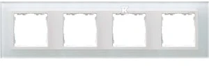 Kontakt Simon Contact-Simon Quad rėmas Simon 82 stiklas baltas (82647-30)
