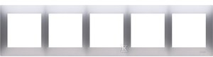 Kontakt-Simon Fivefold rėmas SIMON54 universalus sidabras - DR5/43