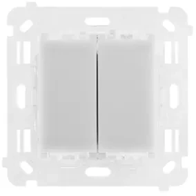 Kontakt-Simon Simon 54 Touch mechanizmas Jungiklis/Dvigubas universalus mygtukas, 230V 2x6A ST2M