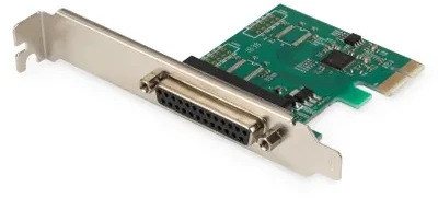 Assmann Electronic DIGITUS PCIexpress Add-On kortelė Lygiagreti 1 prievadas 1xDB25 F Slot Bracket + LP Bracket OXPCIe952 lustų rinkinys