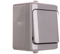 Kos Elektro System 180001 BRYZA Single IP54 rutulinis hermetinis jungiklis 180001