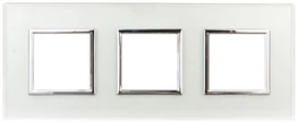 Kos Elektro System KOS Trigubas Dante stiklo rėmas Pearl Glass (4504183)