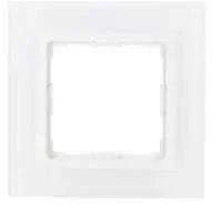 Kos Elektro System 5204181 VENA2 Vieno rėmo stiklas Xglass akrilas baltas + baltas 5204181