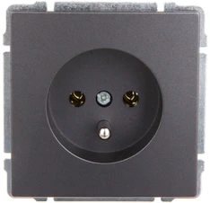 Kos Elektro System KOS Lizdas vienvietis Kos66 16A grafitas (666034)