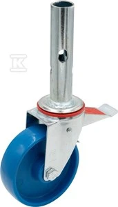 Krause ROLKI JEZDNE ŚR.125MM - Rinkinys