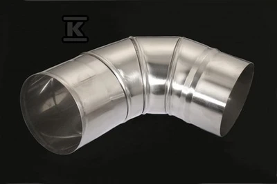 Reguliuojama metalinė 90 laipsnių alkūnė DN120