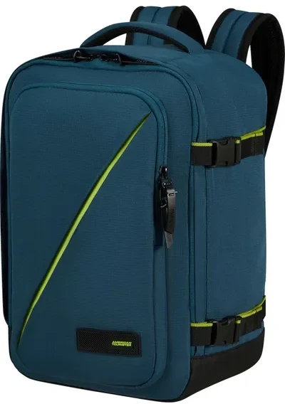 AMT American Tourister Take2cabin S kuprinė Kasdienė kuprinė Mėlyna Perdirbtas polietilentereftalatas (rPET)