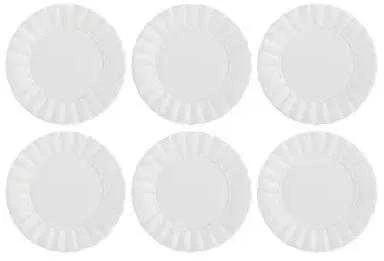 LA PORCELLANA BIANCA DUCALE Rinkinys iš 6 salotų lėkščių 20 cm