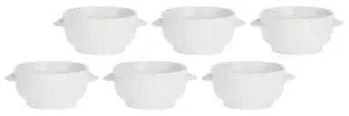 La Porcellana Bianca 6 sriubos dubenėlių rinkinys „Terrine“ – balti, 12,5 cm